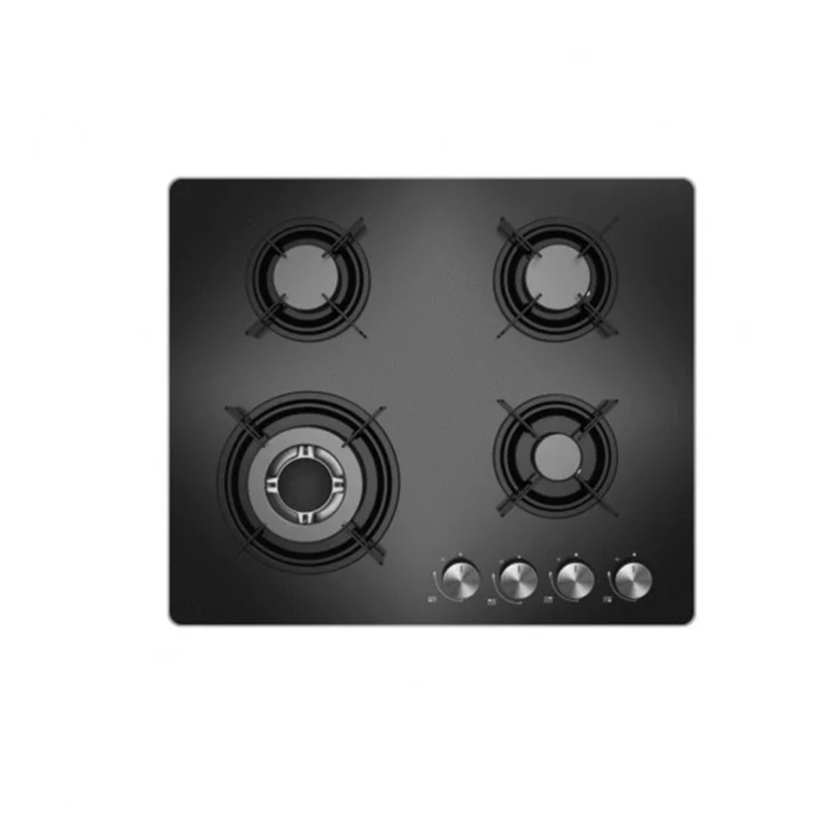 Plaque de Cuisson Gaz Midea 60cm Inox Noir – GAZ_60G40ME402-GFT